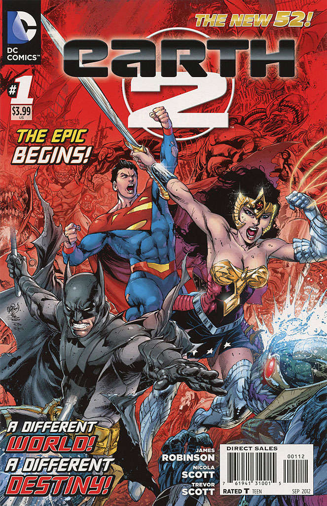 Earth 2 #1 (2nd Printing) (VF-NM)