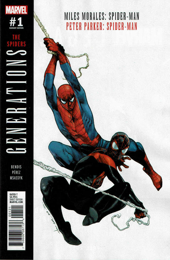 Generations: Miles Morales Spider-Man & Peter Parker Spider-Man #1/A (VF-NM), Comic Book, buy comic books online, online comic book store canada, sell comic books, online, comic websites, comic store, vintige comic books, comic book store guelph, comic book store, Long Box Silver's Comics
