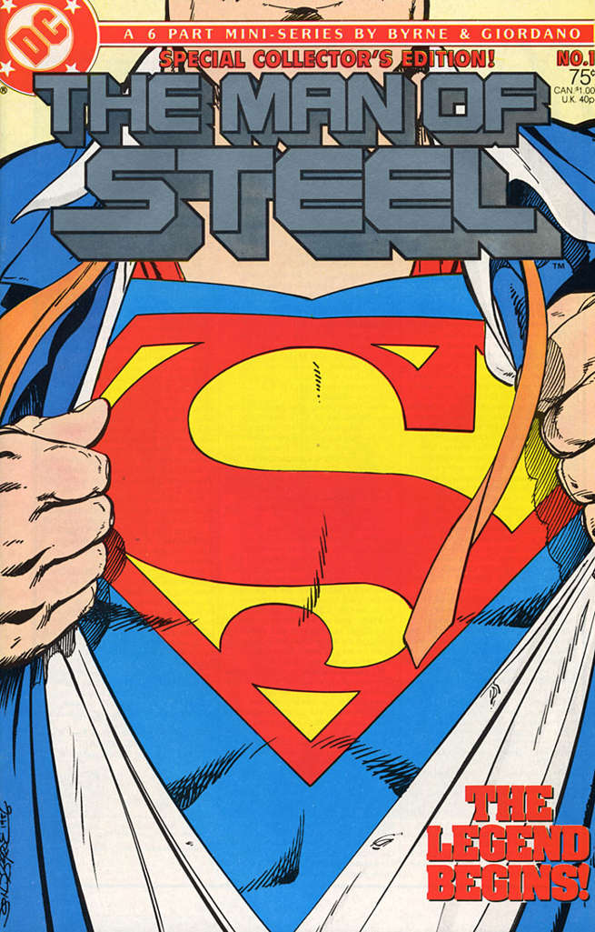 Man of Steel, The (Mini-Series) #1/SC (VF-NM), Comic Book, buy comic books online, online comic book store canada, sell comic books, online, comic websites, comic store, vintige comic books, comic book store guelph, comic book store, Long Box Silver's Comics