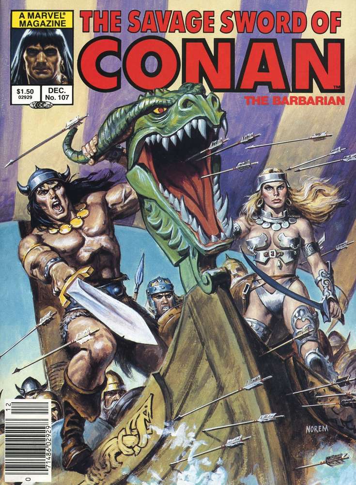 Savage Sword of Conan #107/NS (VF), Comic Book, buy comic books online, online comic book store canada, sell comic books, online, comic websites, comic store, vintige comic books, comic book store guelph, comic book store, Long Box Silver's Comics