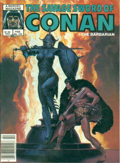 Savage Sword of Conan #109/NS (VF), Comic Book, buy comic books online, online comic book store canada, sell comic books, online, comic websites, comic store, vintige comic books, comic book store guelph, comic book store, Long Box Silver's Comics