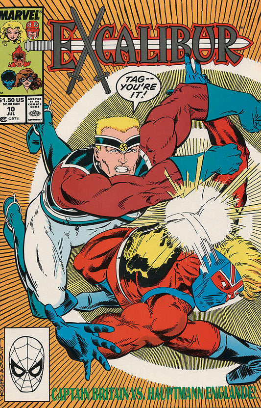 Excalibur #10 (VF-NM), Comic Book, Back Issue, buy comic books online, online comic book store canada, sell comic books, online, comic websites, comic store,  vintige comic books, comic book store guelph, comic book store, comic book store near me, Long Box Silver's Comics