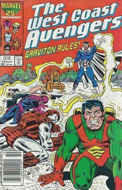 West Coast Avengers (VF-NM) #13/NS, Comic Book, Back Issue, buy comic books online, order comics online, marvel comics, sell comic books, online, comic websites, comic store,  vintige comic books, comic book store guelph, comic book store, comic book store near me, Long Box Silver's Comic Book Store