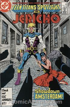 Teen Titans Spotlight #4, Comic Book, Back Issue, buy comic books online, order comics online, marvel comics, sell comic books, online, comic websites, comic store,  vintige comic books, comic book store guelph, comic book store, comic book store near me, Long Box Silver's Comic Book Store