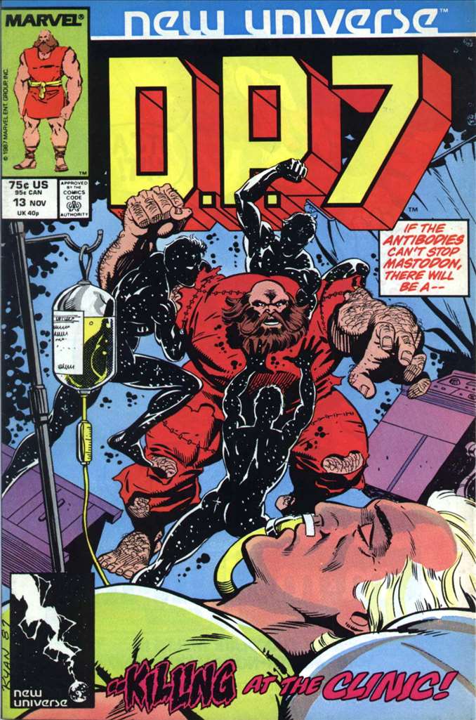 D.P.7 #13, Comic Book, Back Issue, buy comic books online, order comics online, marvel comics, sell comic books, online, comic websites, comic store,  vintige comic books, comic book store guelph, comic book store, comic book store near me, Long Box Silver's Comic Book Store