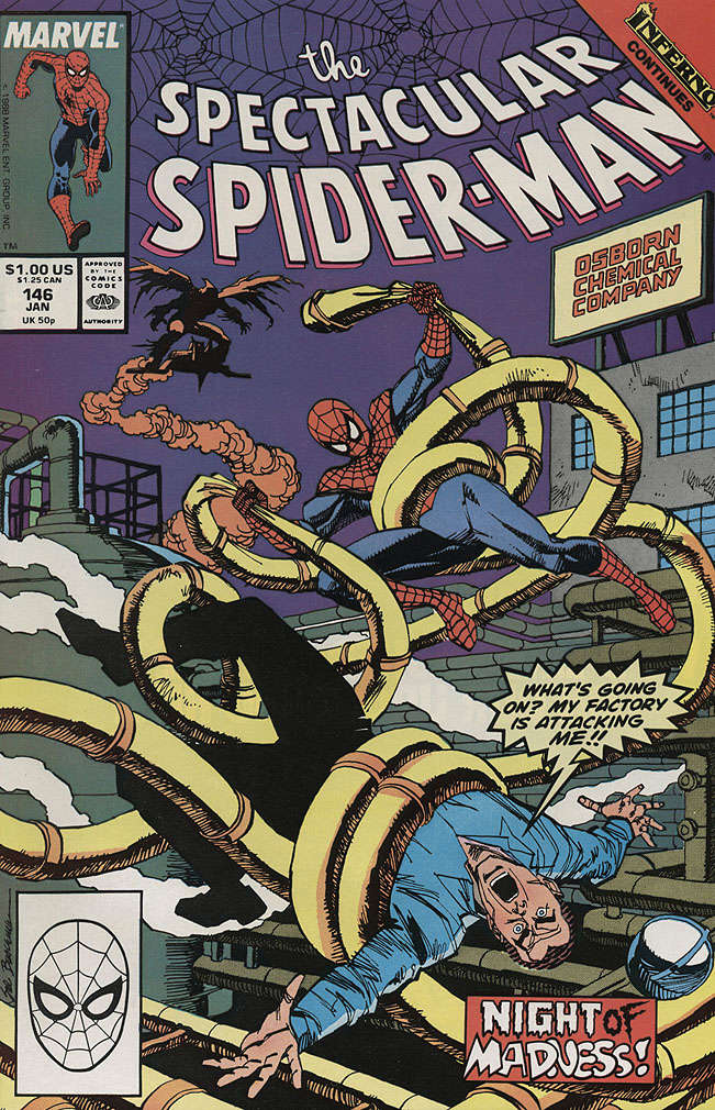 Spectacular Spider-Man, The #146 (VF-NM), Comic Book, buy comic books online, online comic book store canada, sell comic books, online, comic websites, comic store, vintige comic books, comic book store guelph, comic book store, Long Box Silver's Comics