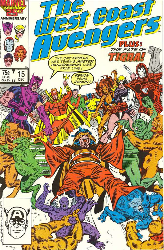West Coast Avengers (VF-NM) #15, Comic Book, Back Issue, buy comic books online, order comics online, marvel comics, sell comic books, online, comic websites, comic store,  vintige comic books, comic book store guelph, comic book store, comic book store near me, Long Box Silver's Comic Book Store
