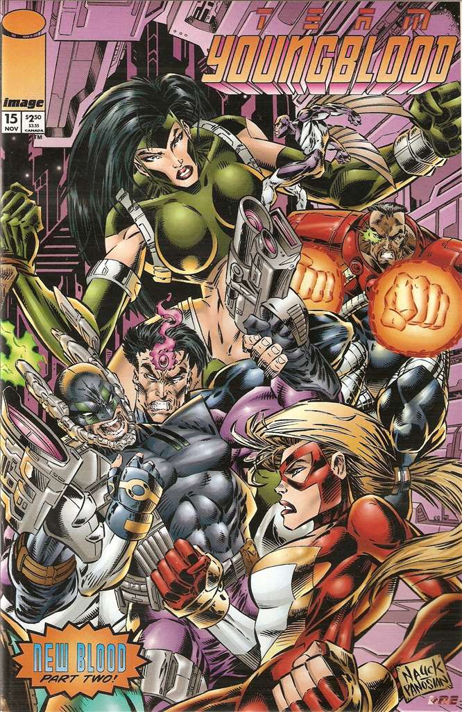 Team Youngblood #15 Very Fine to Near Mint, Comic Book, Back Issue, buy comic books online, online comic book store canada, sell comic books, online, comic websites, comic store, vintige comic books, comic book store guelph, comic book store, comic book store near me, Long Box Silver's Comics