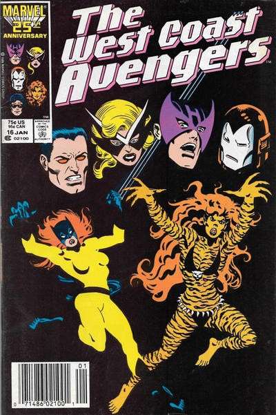 West Coast Avengers (VF-NM) #16/NS, Comic Book, Back Issue, buy comic books online, order comics online, marvel comics, sell comic books, online, comic websites, comic store,  vintige comic books, comic book store guelph, comic book store, comic book store near me, Long Box Silver's Comic Book Store