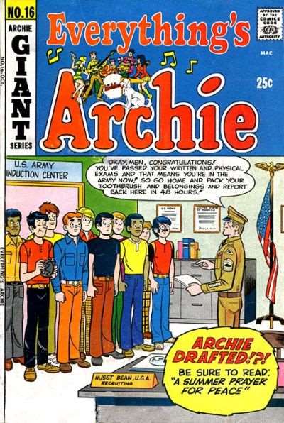 Everything’s Archie #16, Comic Book, Back Issue, buy comic books online, order comics online, marvel comics, sell comic books, online, comic websites, comic store,  vintige comic books, comic book store guelph, comic book store, comic book store near me, Long Box Silver's Comic Book Store