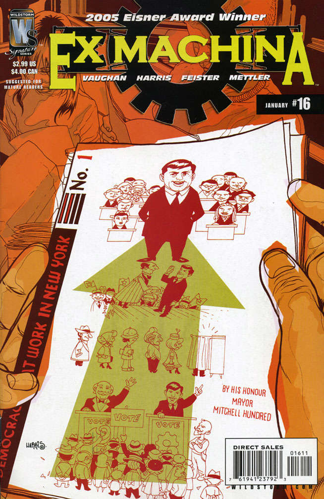 Ex Machina #16 (VF-NM), Comic Book, buy comic books online, online comic book store canada, sell comic books, online, comic websites, comic store, vintige comic books, comic book store guelph, comic book store, Long Box Silver's Comics