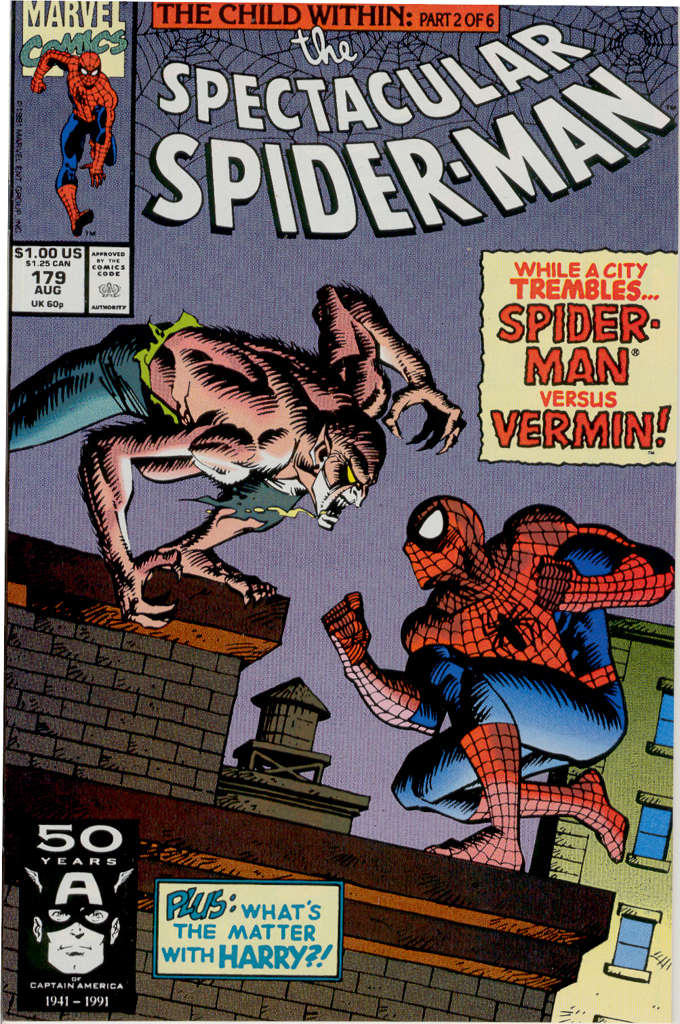 Spectacular Spider-Man, The #179 (VF-NM), Comic Book, buy comic books online, online comic book store canada, sell comic books, online, comic websites, comic store, vintige comic books, comic book store guelph, comic book store, Long Box Silver's Comics