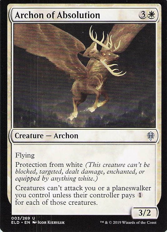Archon of Absolution Throne of Eldraine #3 Uncommon Near Mint or Better
