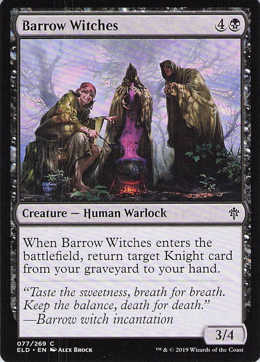 Barrow Witches Throne of Eldraine #77 Common Near Mint or Better
