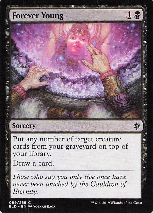 Forever Young Throne of Eldraine #89 Common Near Mint or Better