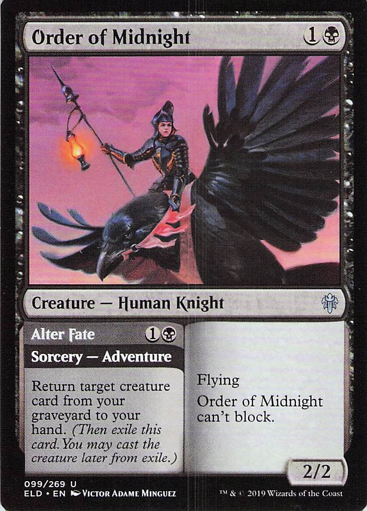 Order of Midnight Throne of Eldraine #99 Uncommon Near Mint or Better