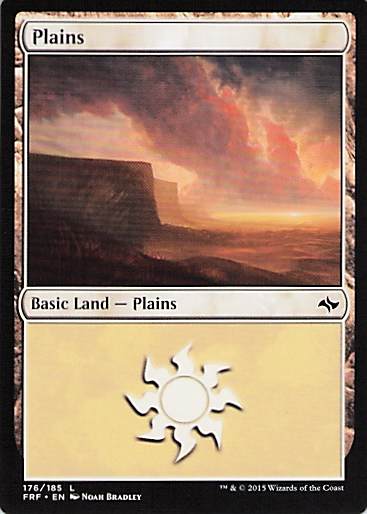 Plains (176) Fate Reforged #176 Land Near Mint or Better