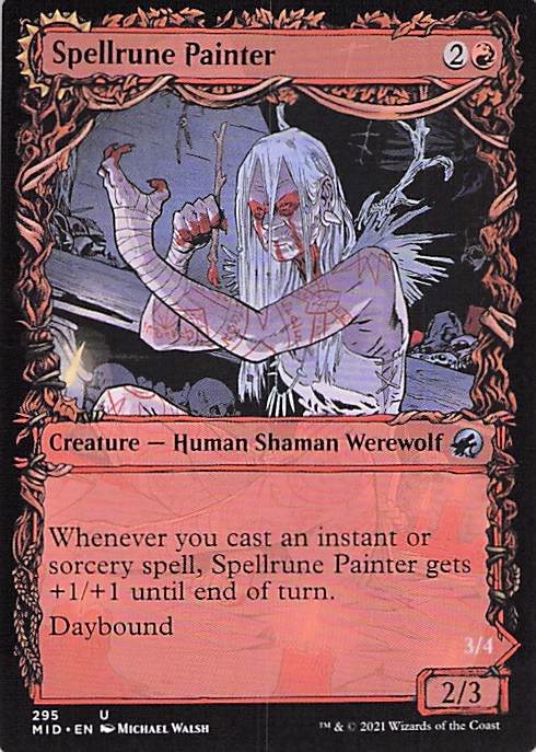 Spellrune Painter Innistrad: Midnight Hunt #295 Uncommon Near Mint or Better