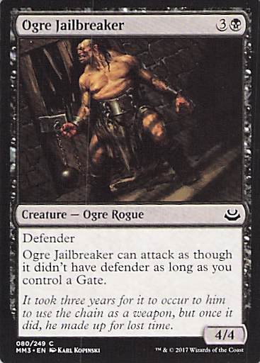 Ogre Jailbreaker Modern Masters 2017 #80 Common Near Mint or Better
