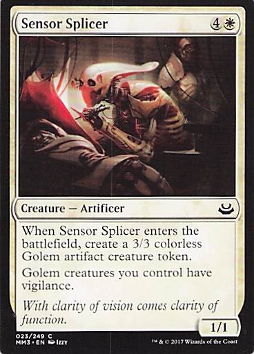 Sensor Splicer Modern Masters 2017 #23 Common Near Mint or Better