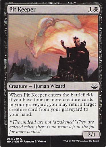 Pit Keeper Modern Masters 2017 #81 Common Near Mint or Better