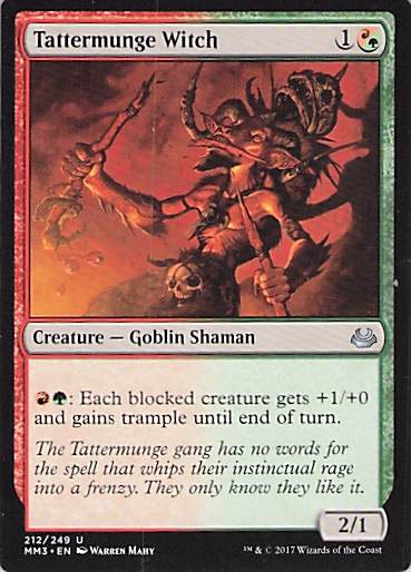 Tattermunge Witch Modern Masters 2017 #212 Uncommon Near Mint or Better