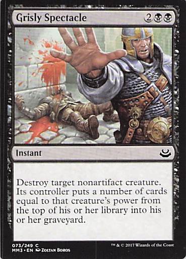 Grisly Spectacle Modern Masters 2017 #73 Common Near Mint or Better