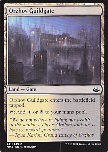 Orzhov Guildgate Modern Masters 2017 #241 Common Near Mint or Better
