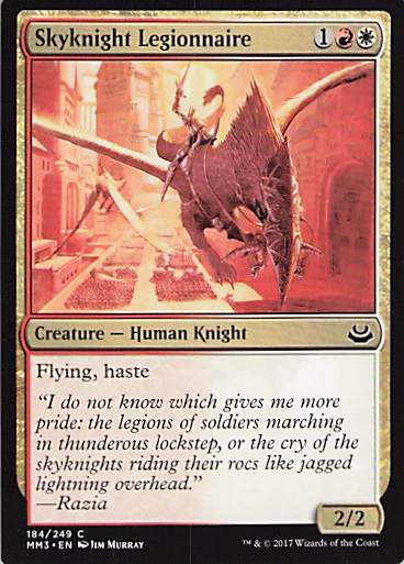 Skyknight Legionnaire Modern Masters 2017 #184 Common Near Mint or Better