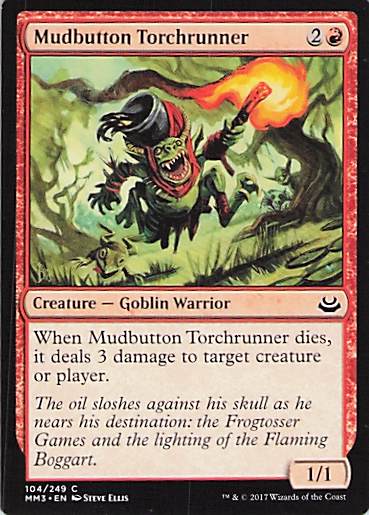 Mudbutton Torchrunner Modern Masters 2017 #104 Common Near Mint or Better
