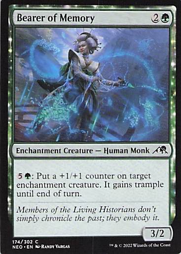 Bearer of Memory Kamigawa: Neon Dynasty #174 Common Near Mint or Better