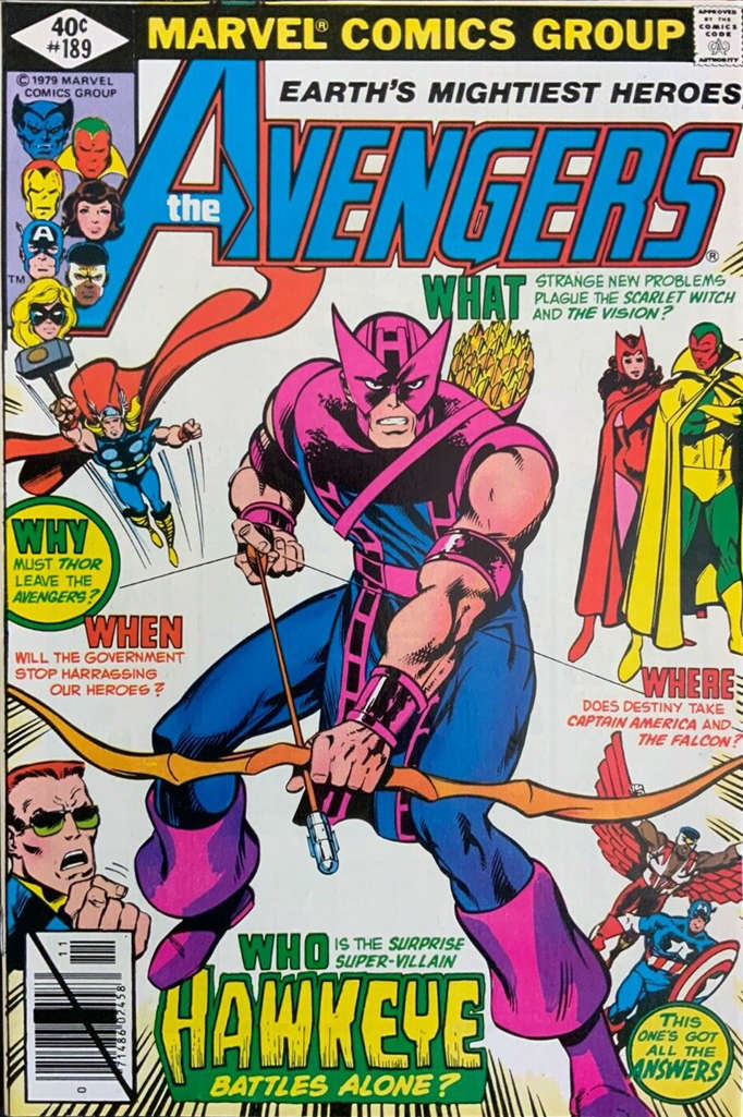 Avengers, The #189 (VF), Comic Book, buy comic books online, online comic book store canada, sell comic books, online, comic websites, comic store, vintige comic books, comic book store guelph, comic book store, Long Box Silver's Comics