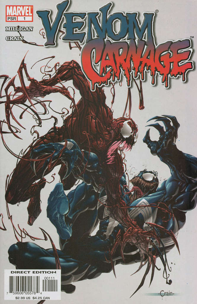 Venom Vs. Carnage CGC Signature Series Signed by Clayton Crain #1 CGC 9.8, Comic Book, buy comic books online, online comic book store canada, sell comic books, online, comic websites, comic store, vintige comic books, comic book store guelph, comic book store, Long Box Silver's Comics