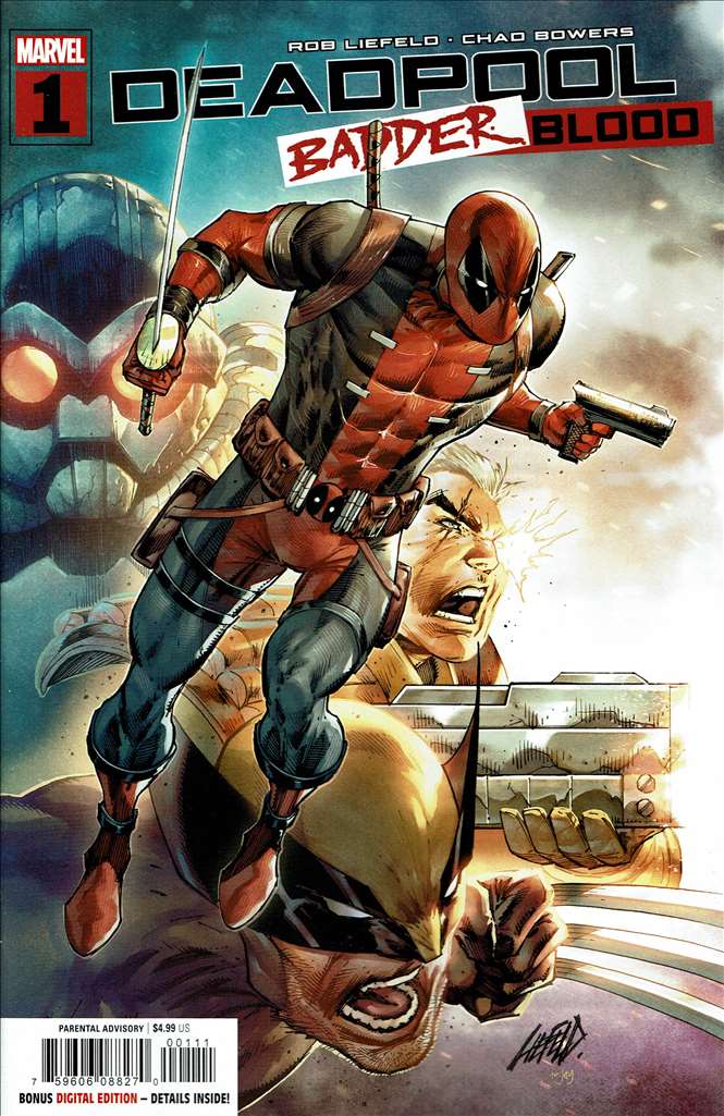 Deadpool: Badder Blood #1, Comic Book, Back Issue, buy comic books online, order comics online, marvel comics, sell comic books, online, comic websites, comic store,  vintige comic books, comic book store guelph, comic book store, comic book store near me, Long Box Silver's Comic Book Store