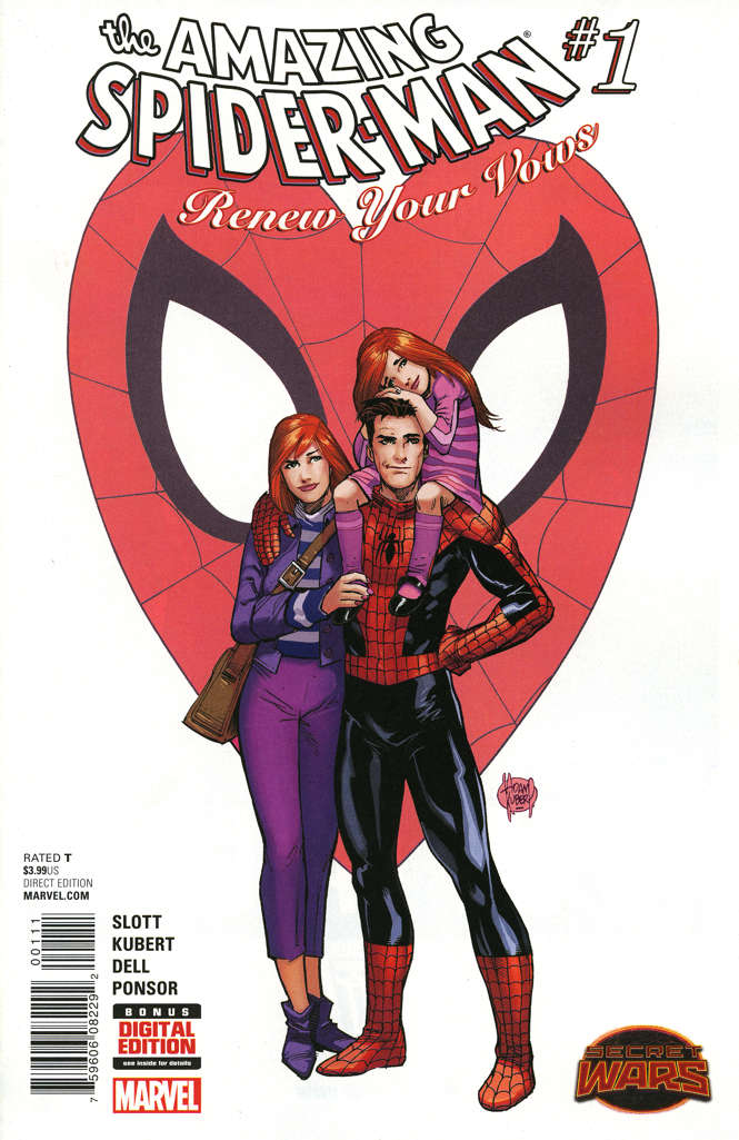 Amazing Spider-Man: Renew Your Vows #1 (VF-NM), Comic Book, buy comic books online, online comic book store canada, sell comic books, online, comic websites, comic store, vintige comic books, comic book store guelph, comic book store, Long Box Silver's Comics