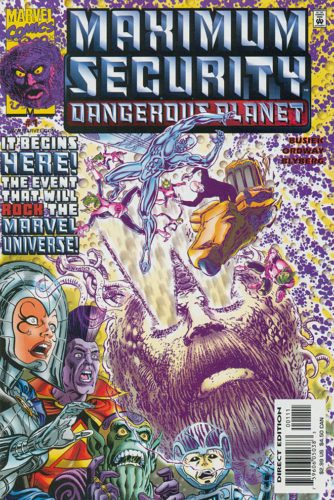 Maximum Security (Full miniseries #1-3 + Dangerous Planet One-shot) #1-3 (VF-NM)