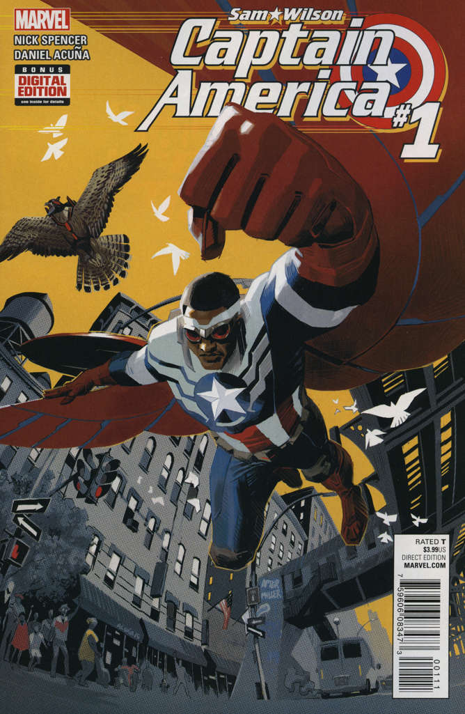 Captain America: Sam Wilson #1 (VF-NM), Comic Book, buy comic books online, online comic book store canada, sell comic books, online, comic websites, comic store, vintige comic books, comic book store guelph, comic book store, Long Box Silver's Comics