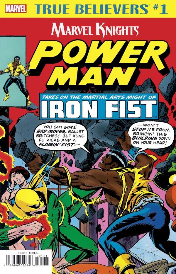 True Believers: Marvel Knights 20th Anniversary—Power Man and Iron Fist #1, Comic Book, Back Issue, buy comic books online, order comics online, marvel comics, sell comic books, online, comic websites, comic store, vintige comic books, comic book store guelph, comic book store, comic book store near me, Long Box Silver's Comic Book Store