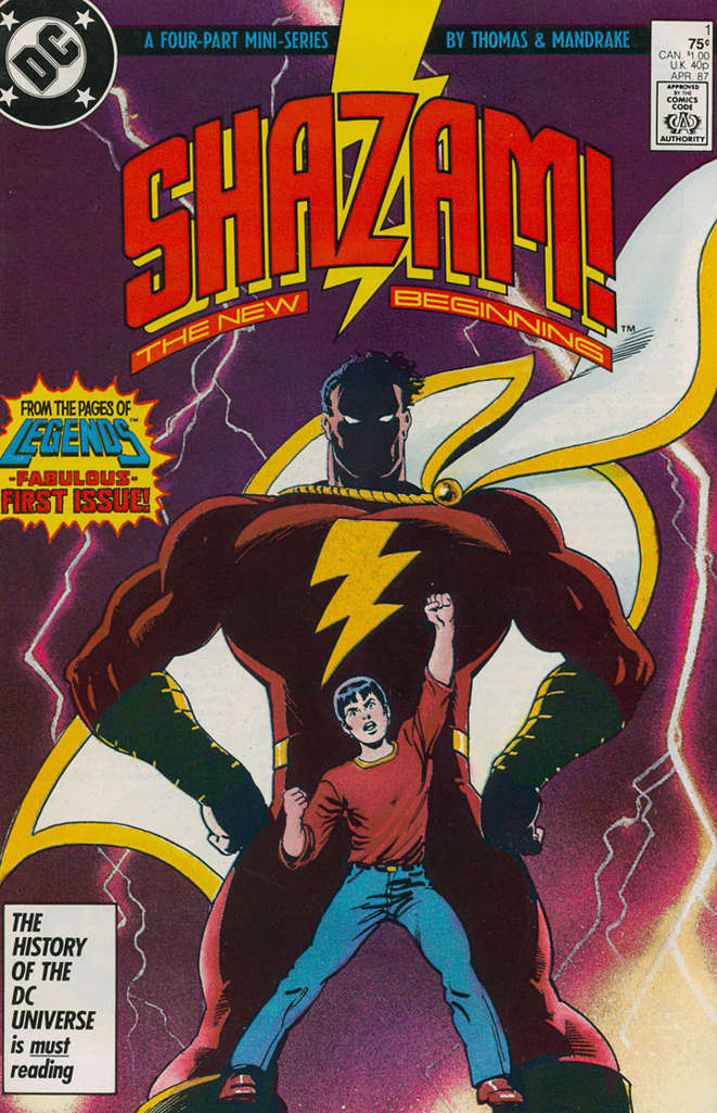 Shazam: The New Beginning (Full mini-series set) #1-4 (VF-NM), Comic Book, Back Issue, buy comic books online, online comic book store canada, sell comic books, online, comic websites, comic store, vintige comic books, comic book store guelph, comic book store, comic book store near me, Long Box Silver's Comics