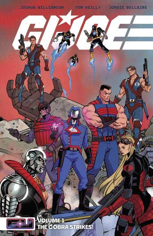 G.I. Joe TPB Volume 01 The Cobra Strikes Direct Market Exclusive Tom Reilly Red Cover(VF/NM)