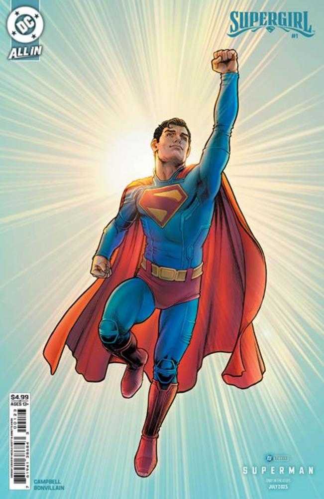 Supergirl #1 Cover I Nicola Scott Superman Movie Card Stock Variant (VF-NM)