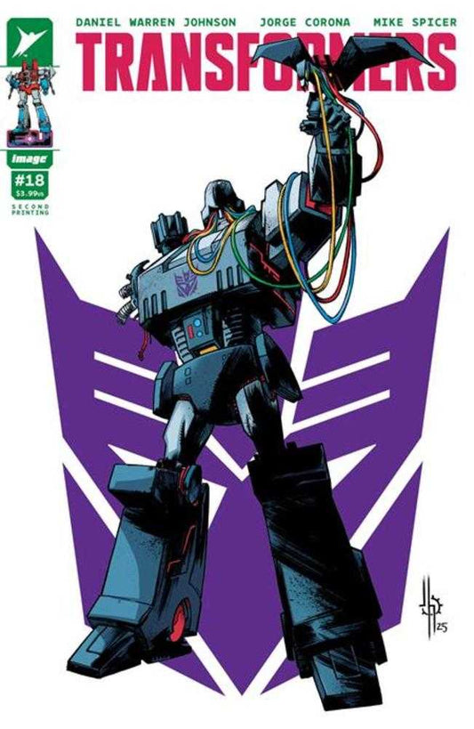 Transformers #18 2nd Print Cover A Jason Howard Decepticon Cover(VF/NM)