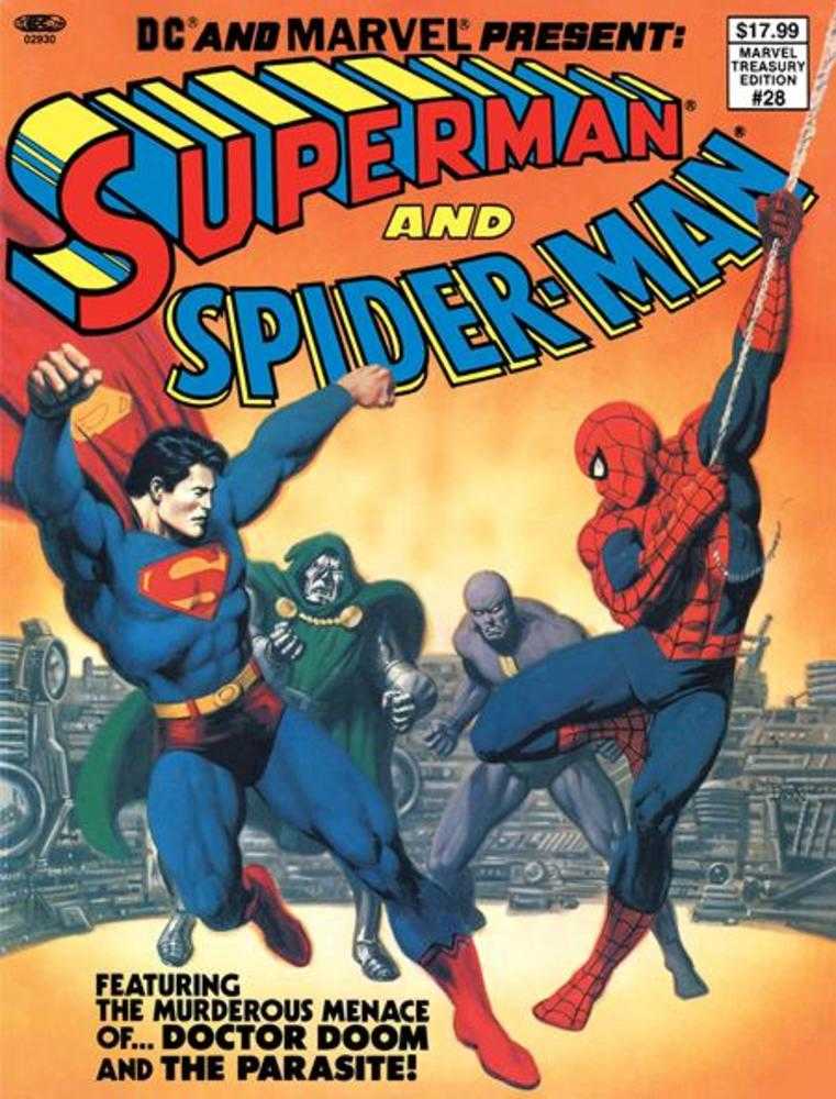 DC And Marvel Present Superman And Spider-Man (Marvel Treasury Edition #28) #1 Facsimile Edition Cover A John Romita Sr & Bob Larkin (VF/NM)