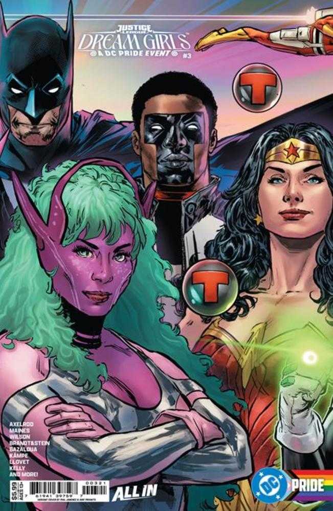 Justice League Dream Girls A DC Pride Event #3 (Of 4) Cover B Phil Jimenez Connecting Card Stock Variant (VF-NM)