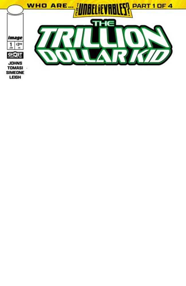 Trillion Dollar Kid #1 (Of 2) Cover E Blank Sketch Variant (VF-NM)