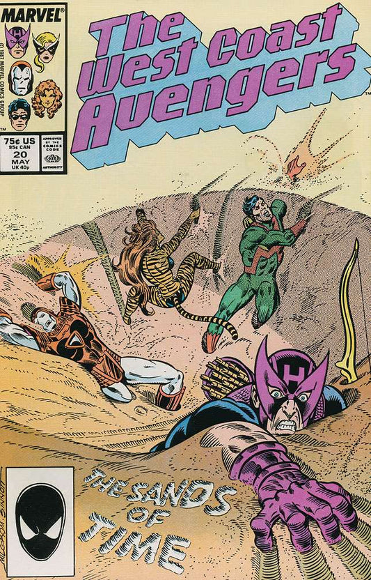 West Coast Avengers(VF-NM) #20, Comic Book, Back Issue, buy comic books online, order comics online, marvel comics, sell comic books, online, comic websites, comic store,  vintige comic books, comic book store guelph, comic book store, comic book store near me, Long Box Silver's Comic Book Store
