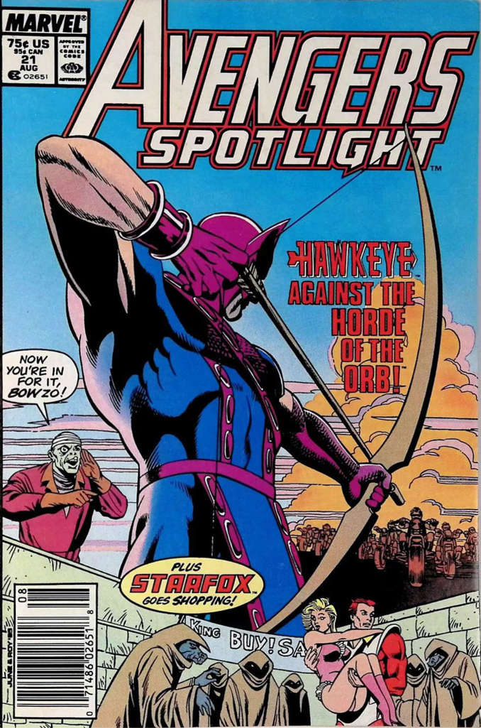 Avengers Spotlight(VF/NM) #21/NS, Comic Book, Back Issue, buy comic books online, order comics online, marvel comics, sell comic books, online, comic websites, comic store,  vintige comic books, comic book store guelph, comic book store, comic book store near me, Long Box Silver's Comic Book Store