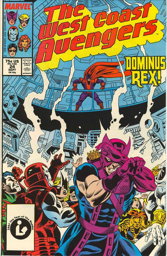 West Coast Avengers(VF) #24, Comic Book, Back Issue, buy comic books online, order comics online, marvel comics, sell comic books, online, comic websites, comic store,  vintige comic books, comic book store guelph, comic book store, comic book store near me, Long Box Silver's Comic Book Store