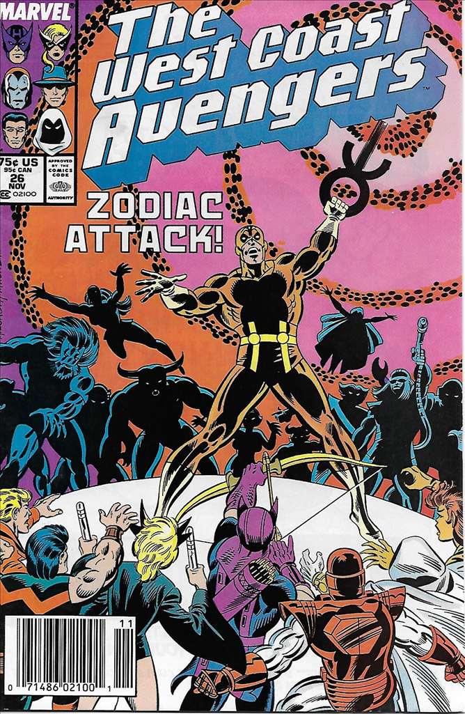 West Coast Avengers(VF-NM) #26/NS, Comic Book, Back Issue, buy comic books online, order comics online, marvel comics, sell comic books, online, comic websites, comic store,  vintige comic books, comic book store guelph, comic book store, comic book store near me, Long Box Silver's Comic Book Store