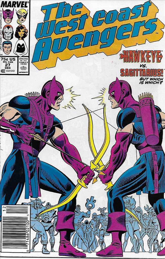 West Coast Avengers(VF-NM) #27/NS, Comic Book, Back Issue, buy comic books online, order comics online, marvel comics, sell comic books, online, comic websites, comic store,  vintige comic books, comic book store guelph, comic book store, comic book store near me, Long Box Silver's Comic Book Store
